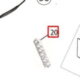 Соединитель шланга (фитинг) для стиральной машины Haier HW80-B14686
