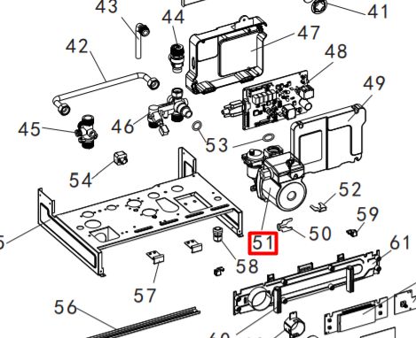 Насос для газового водонагревателя Haier L1P26-F21O(T)