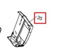 Правая крышка корпуса для кондиционера Haier HSU-24HNM03/R2