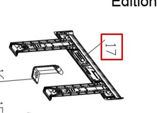 Монтажная пластина, внутренний блок для кондиционера HEC HEC-07HTD103/R2(IN)