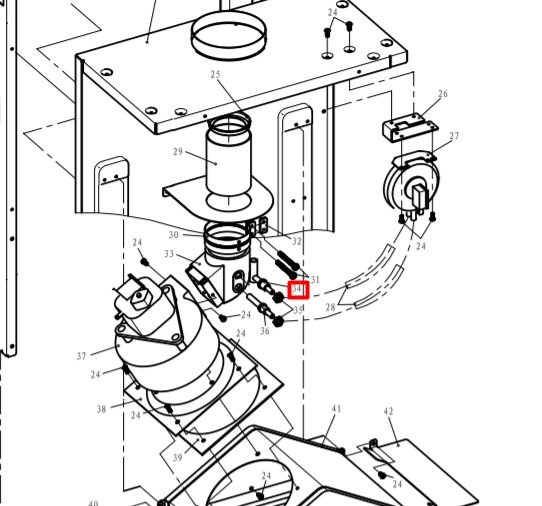 Трубка вентури для газового водонагревателя Haier L1P31-E(T)