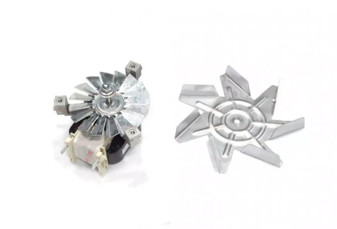 Двигатель конвекции + крыльчатка для плиты Haier HCC56FO2W