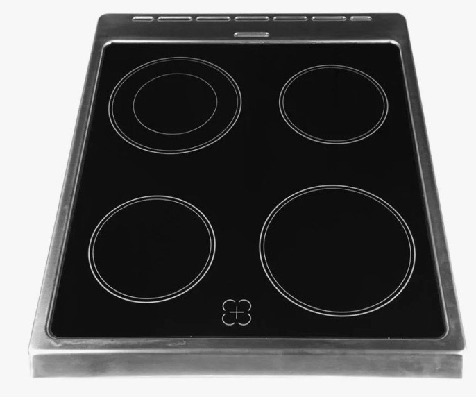 0530013920 Стеклокерамическая панель серебристо-серая плиты Haier