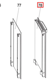 0530049374 Дверца духовки из нержавеющей стали плиты Haier