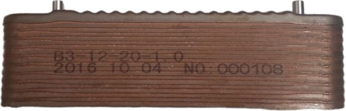 Пластинчатый теплообменник для газового водонагревателя Haier L1P30-F21S(T)