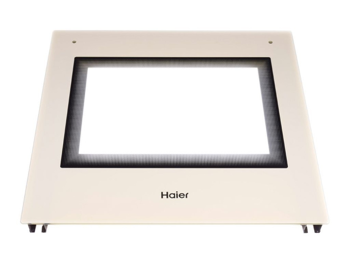 Стекло духовки, наружное с фиксатором для плиты Haier HCX-5CDPC2