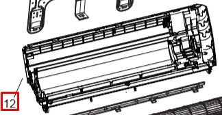 A0010885709 Рама блока кондиционера Haier