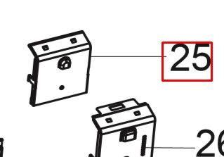 Крышка электроотсека, внутренний блок для кондиционера Haier HSU-12HNM03/R2(UKR)