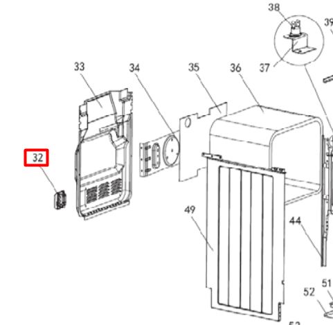 Клеммная колодка для плиты Haier HCC56FO1W